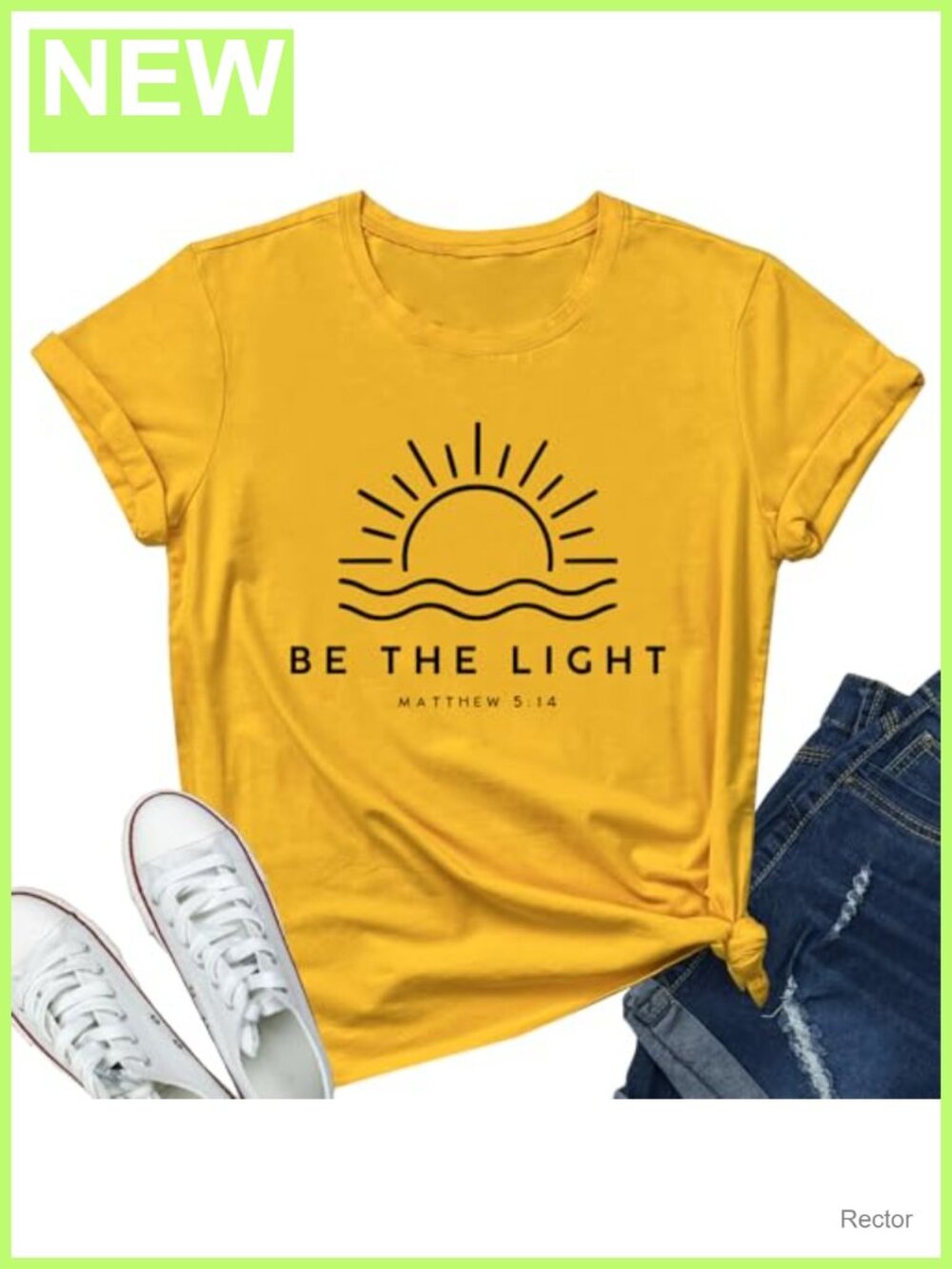 Graphic T-Shirt Women Faith Letter Print Crew Neck Short Sleeve Tee